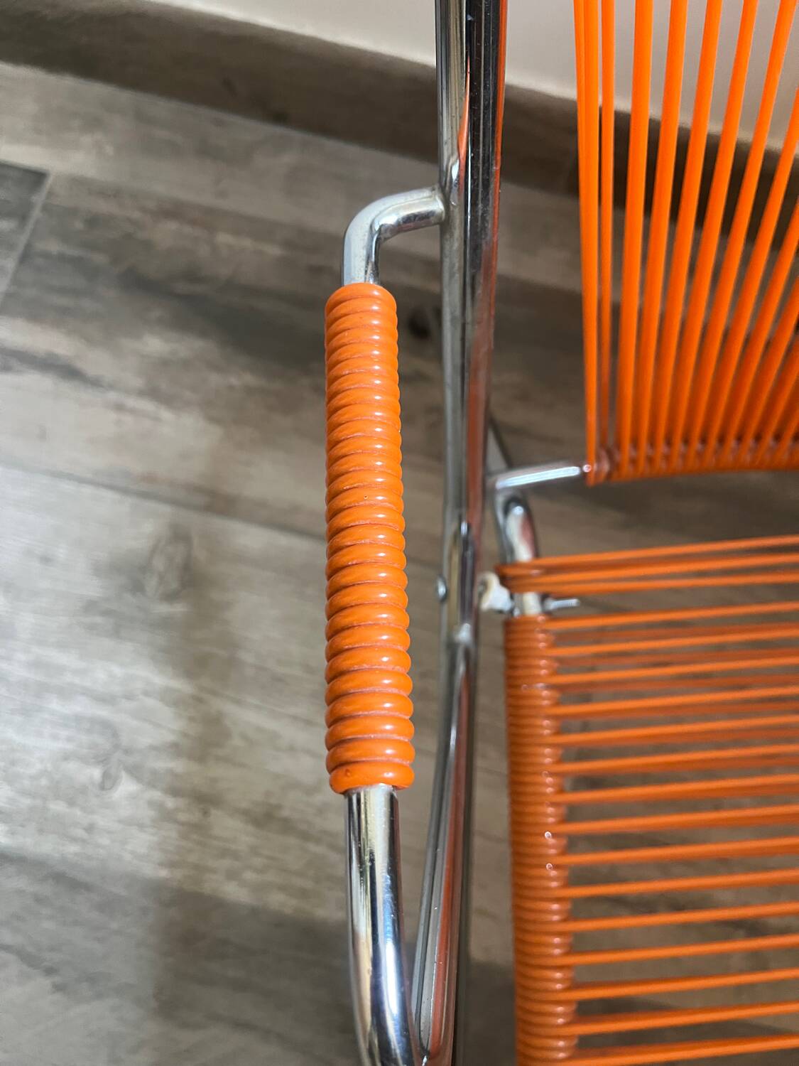 Scoubidou children's armchair