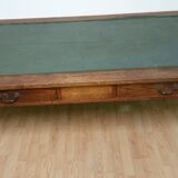 Desk in oak, feet turn