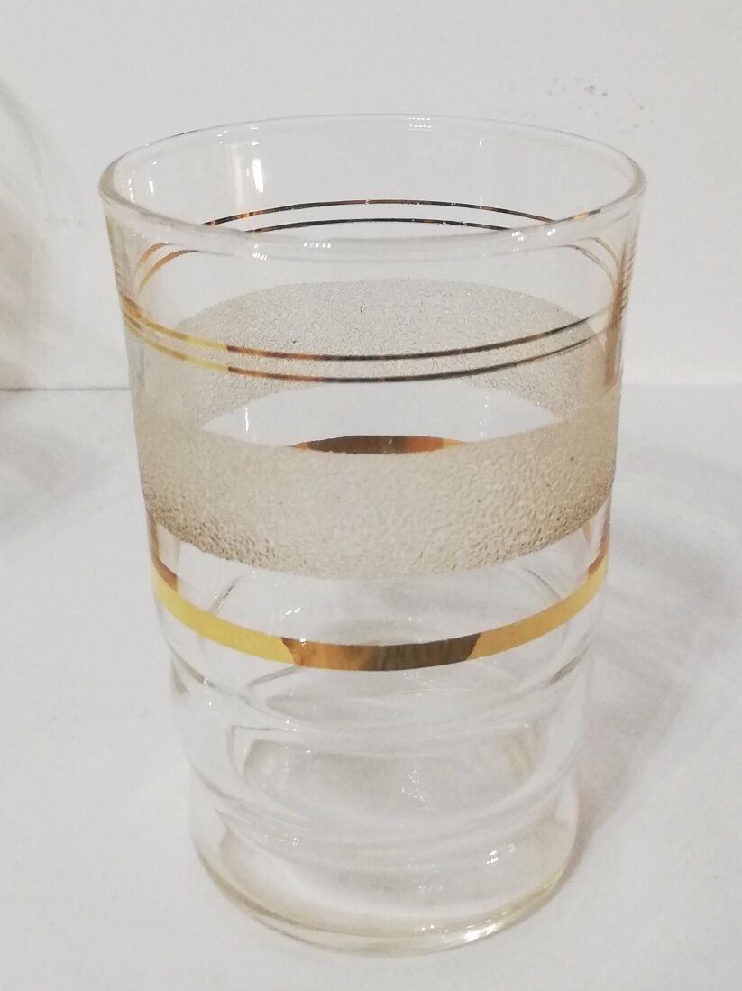 Set of 6 granite glasses 12cl