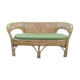 Banquette rotin cannage