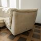 Two armchairs heaters Cinna beige model Gao