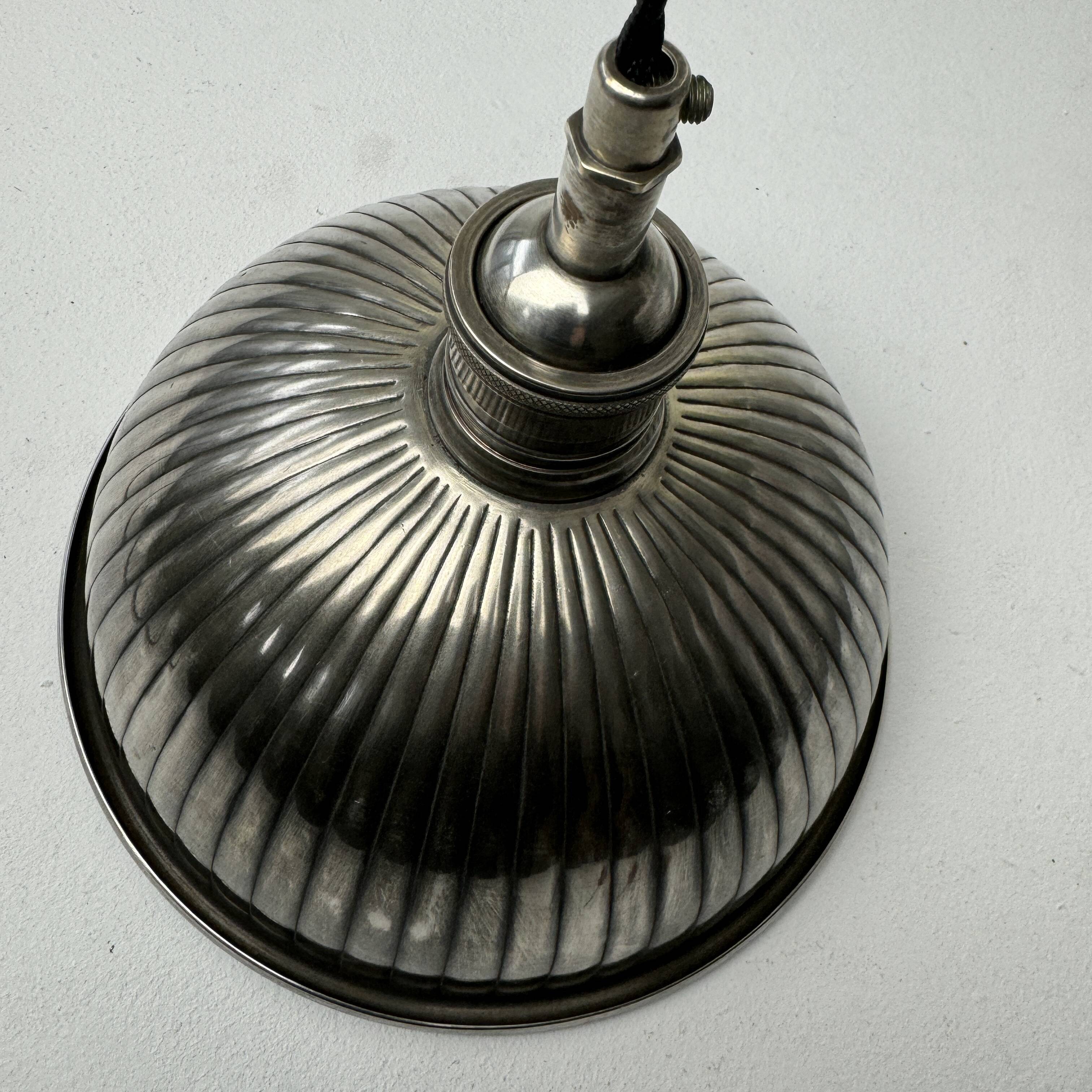 Old industrial workshop pendant in metal