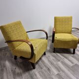 Pair of armchairs by Jindrich Halabala