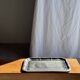 Large vintage silver-plated tray with a floral design in Art Nouveau style L4