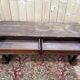 Louis XVI solid walnut dining table