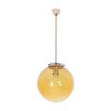 Suspensions globes en verre soufflé sur tige