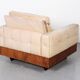 Vintage club chair in rosewood and leather