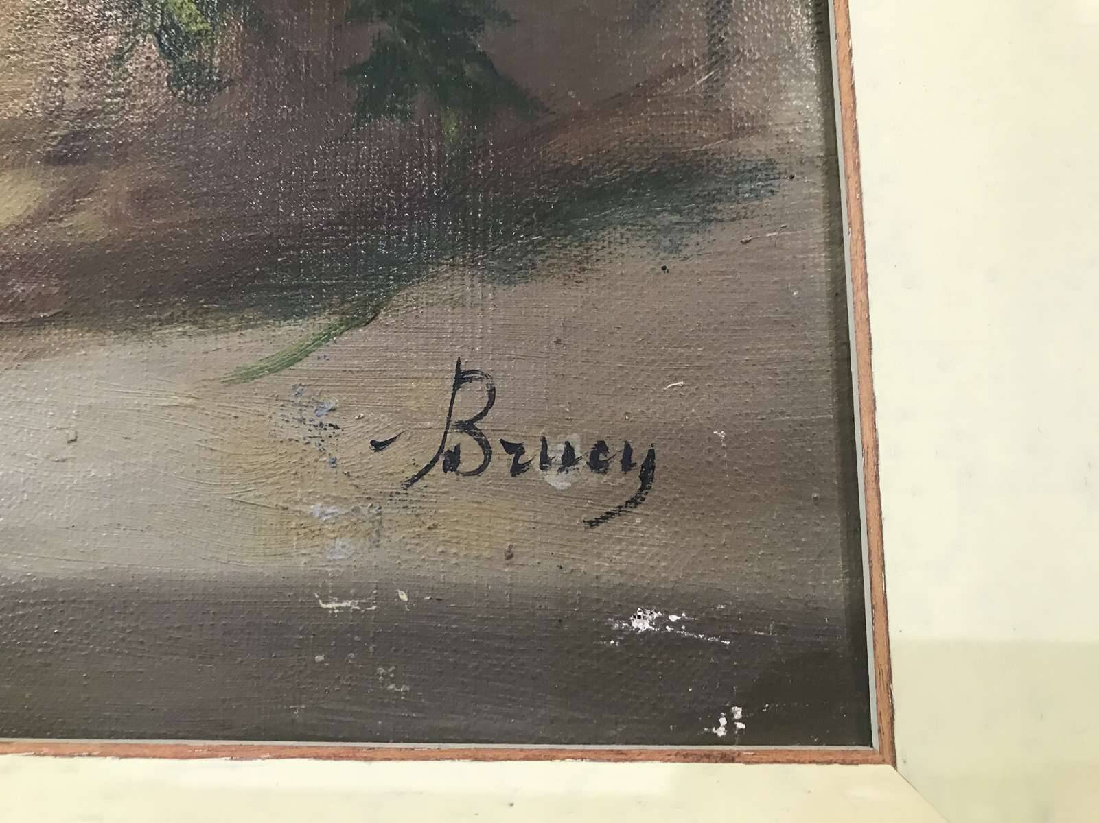 Still life signed Brucy - 65 x 54 cm