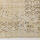 Vintage Cream & Brown Turkish Handmade Rug, 149x252Cm