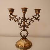 Candlestick 3 arms in brass