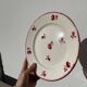 4 assiettes anciennes fleurs Luneville