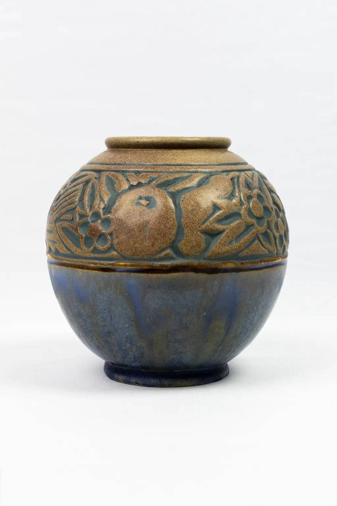 Vase boule art déco — Mougin & Gaston Ventrillon (Nancy)