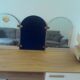 Vintage barber triptych mirror