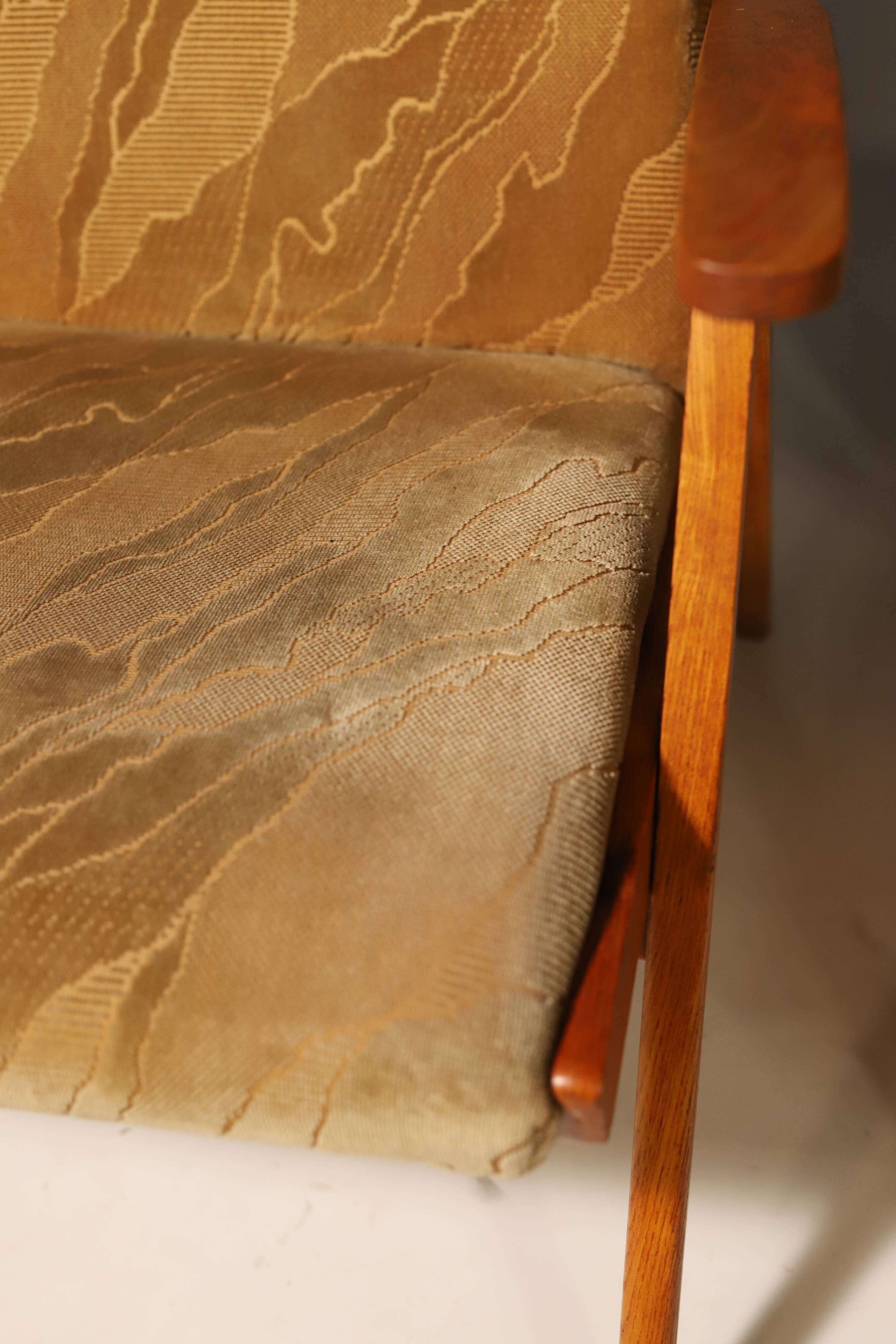 Pair of Czechoslovak armchairs, 1960's