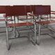 Série de 8 fauteuils cantilever modèle MG5 Made in Italy