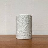 White German porcelain vase from the mid-century by Bjørn Wiinblad for Rosenthal, 1960s.