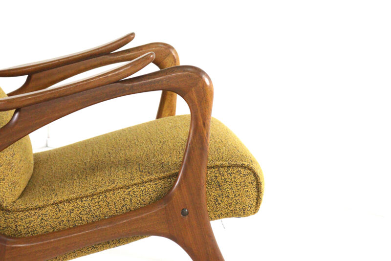 Armchair 'Rondeling'  yellow | 2 pieces in stock - dutch mid century modern