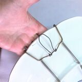 Hollow dish and wall hanger earthenware M.R.L Boch Delft's 39.5 cm