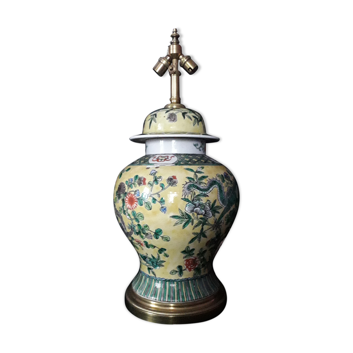 19th century Chinese table lamp