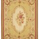 Handmade European Vintage Aubusson Kilim 271 cm x 362 cm