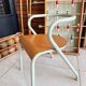 Hitier school chair in metal and wood