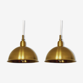 Set of 2 hanging lamps 1950