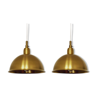 Set of 2 hanging lamps 1950