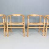 Set of four vintage First Chair PP201 by Hans J Wegner for Pp Furniture, De
