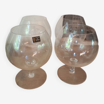 Lot 4 verres ballons Cristal de Sèvres