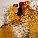 Toni Zuccheri, large wall lamp for Venini, Italy 1960's