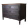 Louis XVI chest of drawers in black patinated oak, 18th century