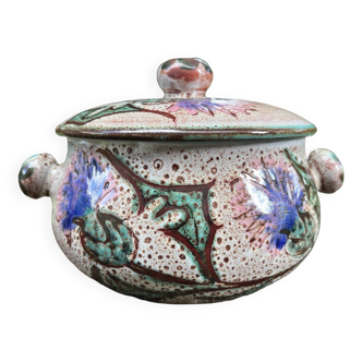 Small thistle tureen Etienne Daniel Vallauris