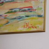 Swedish Oil on Canvas – “Sapri, Italy” by Gunnar Ingemar Erixon