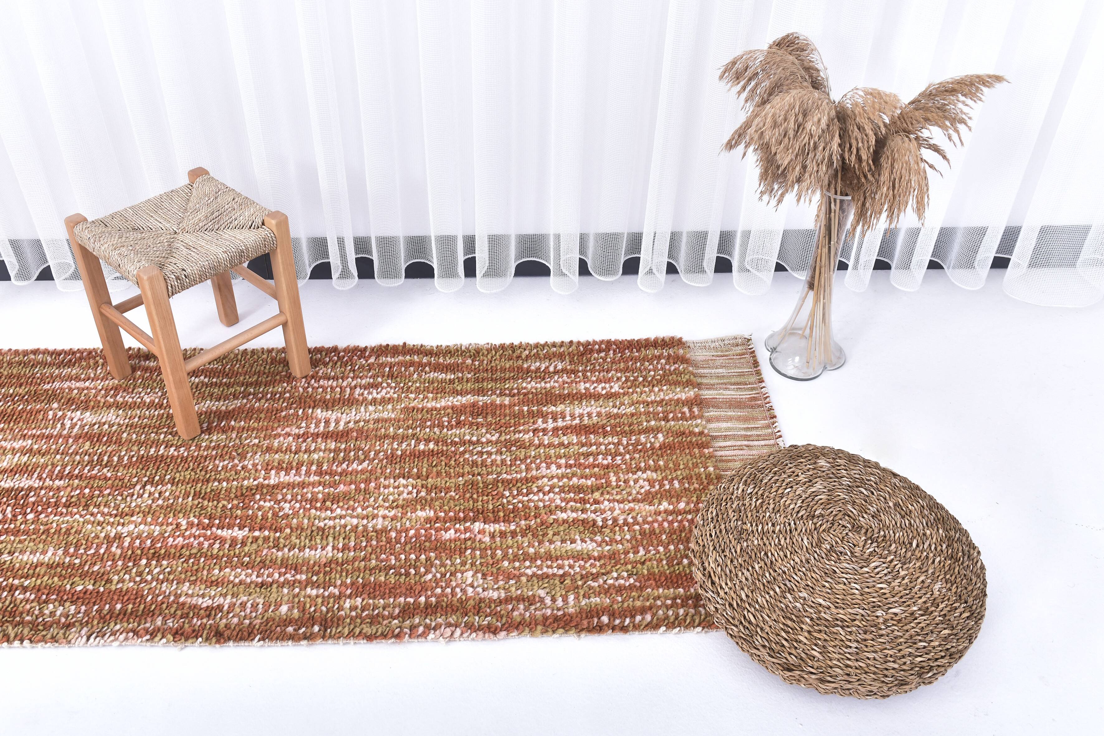 2x10 Terracotta Moroccan Runner Rug, 68x303Cm