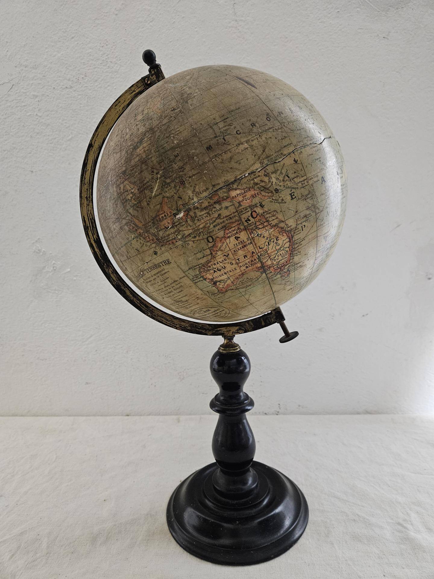 Globe terrestre Napoléon III