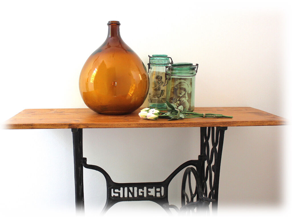 Amber demijohn 10 litres