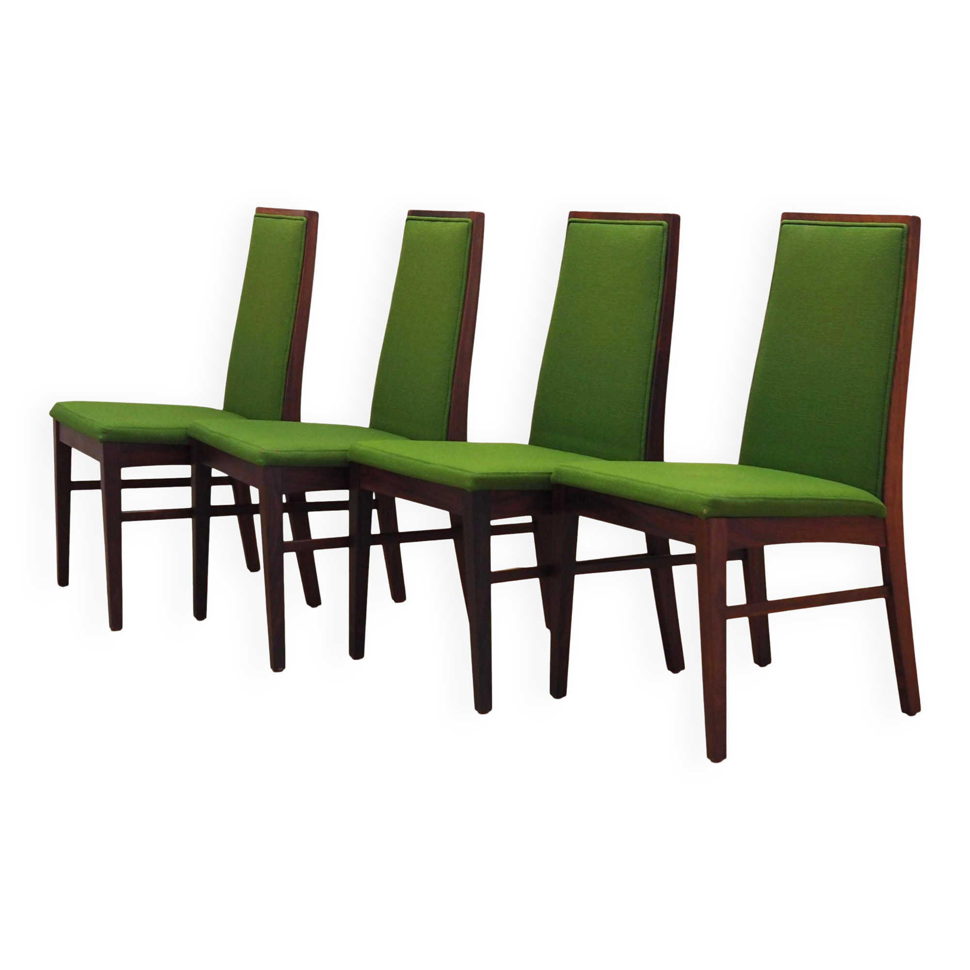 Set of four rosewood chairs, Danish design, 1970s, manufacturer: Dyrlund