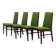 Set of four rosewood chairs, Danish design, 1970s, manufacturer: Dyrlund
