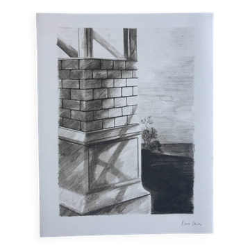 Pierre skira, une écluse, 1978. lithographie originale signée au crayon