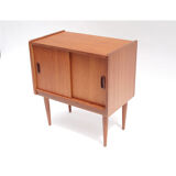 Small vinyl storage cabinet, Scandinavian vintage