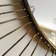 Large metal sun mirror 75 cm, vintage, Line Vautrin style (2)