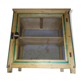 Garde manger ancien bois et grillage fer