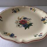 Ancien plat de service Digoin Sarreguemines modele agreste