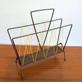 Vintage 1950s Scoubidou magazine rack