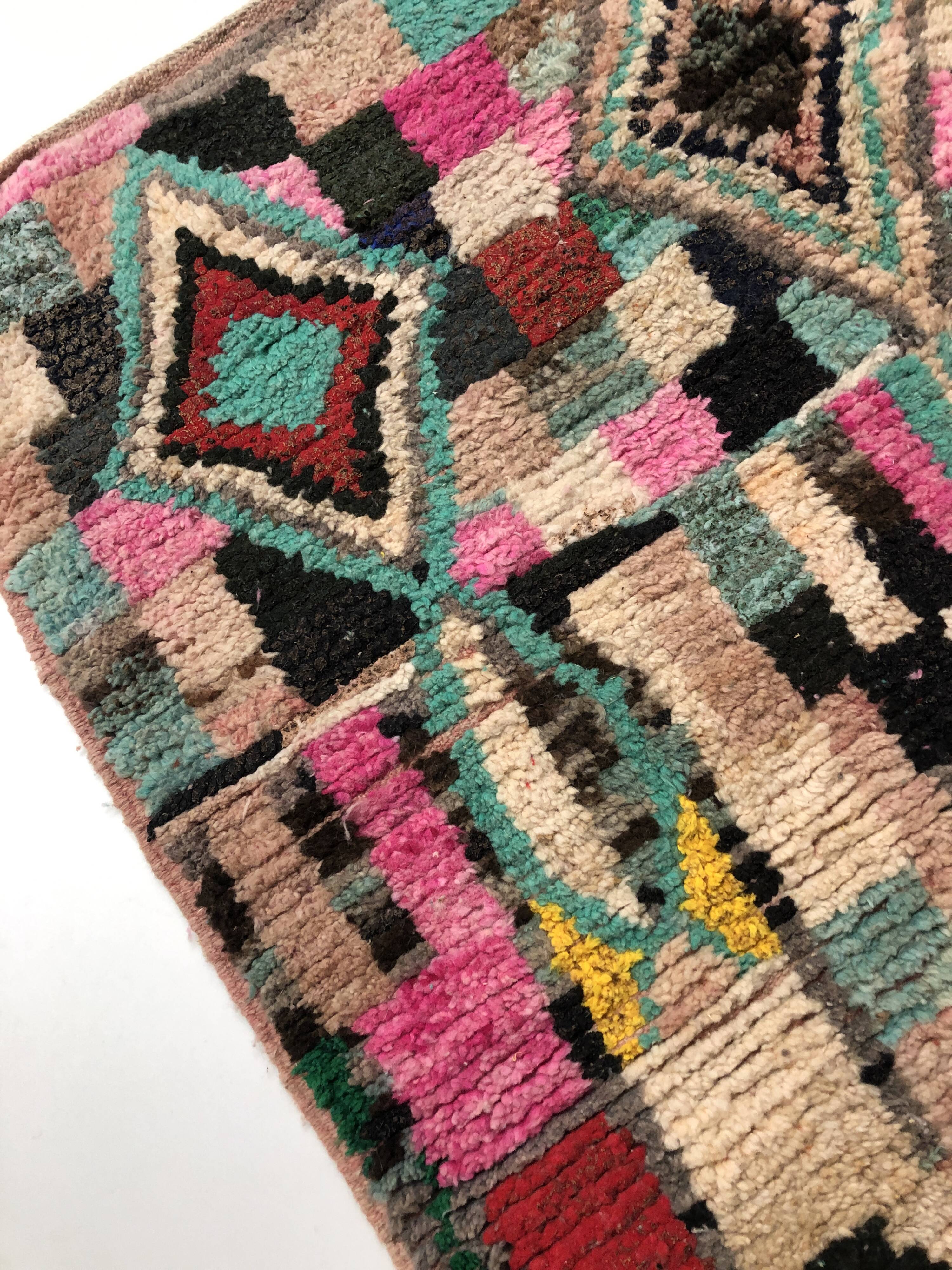 Moroccan Berber carpet Boujaad 1.59x1.3m