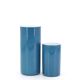 2 vases "rouleau" en porcelaine bleu canard Arzberg Germany, années 70