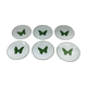 Set of six plates dish dessert in Limoges porcelain dimension: diameter -18,5cm-