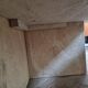 Pair of travertine nesting tables
