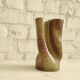 Sculptural Vase in Pyrite Stone - Organic Design 1970
