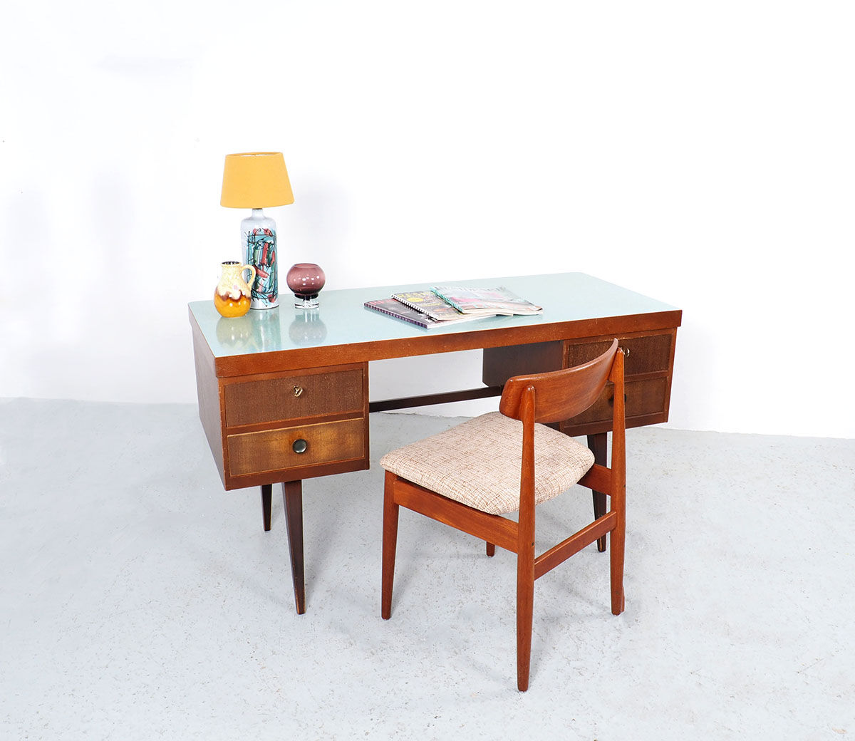 Mid-centruy modern desk by Ekawerk Horn-Lippe, 1950s